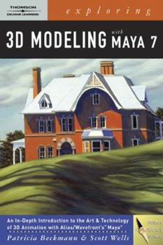 Paperback Exploring 3D Modeling with Maya [With CDROM] Book