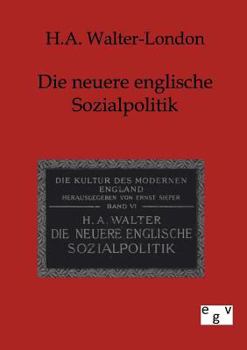 Paperback Neuere englische Sozialpolitik [German] Book