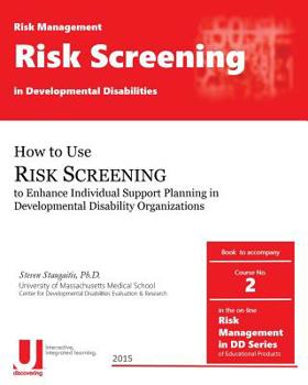 Paperback Risk Screening in Developmental Disabilities Book