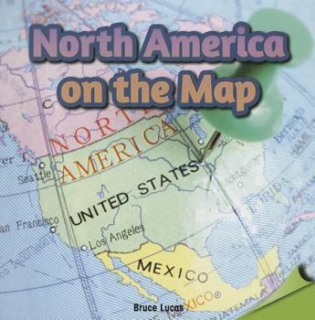 Paperback North America on the Map Book
