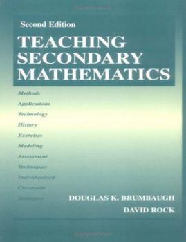 Paperback Teaching Secondary Mathematics 2nd Book