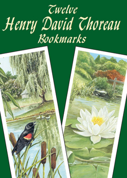 Paperback Twelve Henry David Thoreau Bookmarks Book