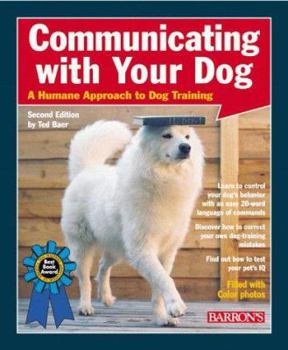Paperback Communicating with Your Dog Book