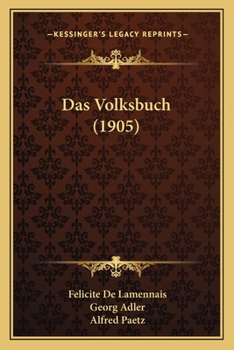 Paperback Das Volksbuch (1905) [German] Book