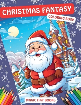 Paperback Christmas Fantasy Coloring Book
