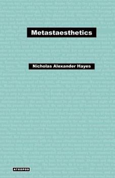 Paperback Metastaesthetics Book