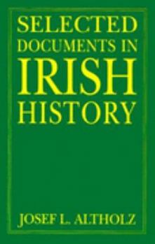 Paperback Selected Documents in Irish History Book