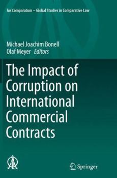 Paperback The Impact of Corruption on International Commercial Contracts Book