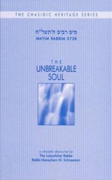 Hardcover Unbreakable Soul - Mayim Rabim Book