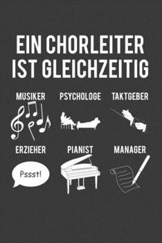 Ein Chorleiter ist gleichzeitig: Linierter DinA 5 Jahres-Kalender 2020 für Musikerinnen und Musiker Terminplaner Musik Kalender
