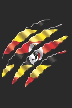 Paperback Uganda Notebook: Uganda Notebook college book diary journal booklet memo composition book 120 sheets - Dot Grid paper 6x9 inch Book