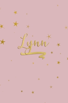 Lynn: Personalized Journal to Write In | Rose Gold Line Journal