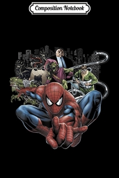 Composition Notebook: Marvel Spider-Man Villains City Skyline Graphic  Journal/Notebook Blank Lined Ruled 6x9 100 Pages