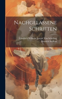 Hardcover Nachgelassene Schriften [German] Book