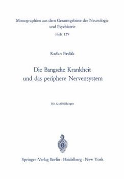 Paperback Die Bangsche Krankheit Und Das Periphere Nervensystem [German] Book