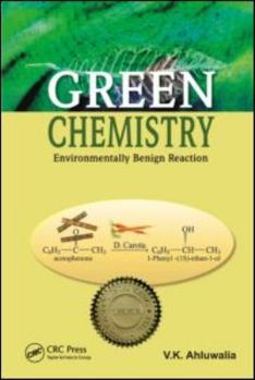 Hardcover Green Chemistry: Environmentally Benign Reactions Book