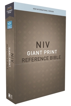 Paperback NIV, Reference Bible, Giant Print, Paperback, Red Letter Edition, Comfort Print [Large Print] Book