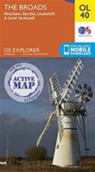 Map ACT EXP OL40 The Broads Book