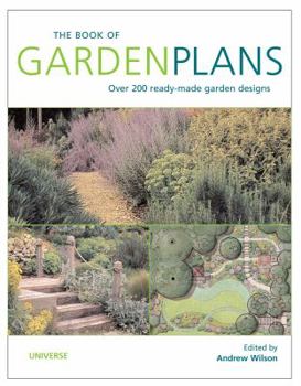 Hardcover Book of Garden Plans Book