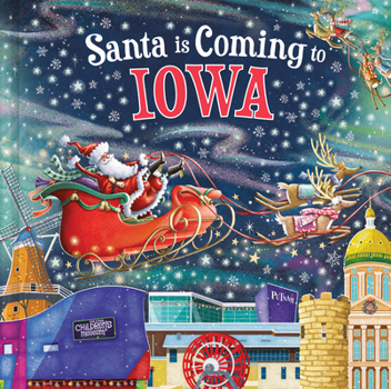 Hardcover Santa Is Coming to Iowa Book