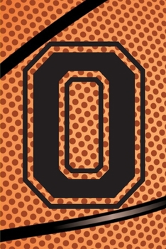 0 Journal: A Basketball Jersey Number #0 Zero Notebook For Writing And Notes: Great Personalized Gift For All Players, Coaches, And Fans (Black Dimple Seam Ball Print)