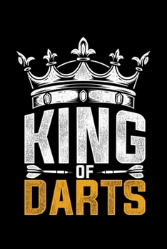 Paperback King Of Darts: Lined A5 Notebook for Darts Book