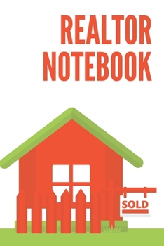 Paperback Realtor Notebook: Real Estate Agent Blank Lined Journal Book