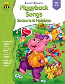 Paperback Piggyback Songs - Seasons & Holidays Book