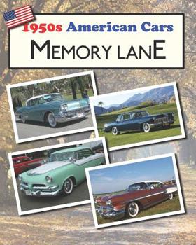 Paperback 1950s American Cars Memory Lane: Large print picture book for dementia patients [Large Print] Book