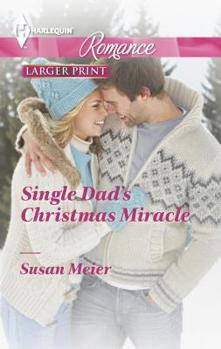 Mass Market Paperback Single Dad's Christmas Miracle [Large Print] Book