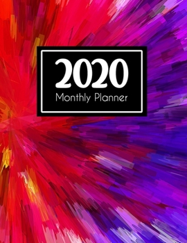 Paperback 2020 Monthly Planner: Weekly and Monthly - Jan 1, 2020 to Dec 31, 2020 - Calendar Agenda Book - January to December - Cute Appointment & Pro Book