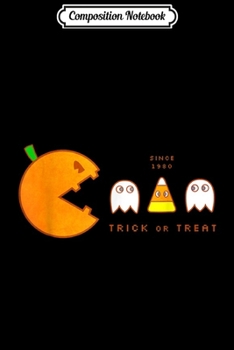 Composition Notebook: Funny Halloween Retro Video Game  Journal/Notebook Blank Lined Ruled 6x9 100 Pages