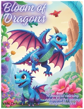 Paperback Bloom of Dragons: A magical coloring adventure for young dragon hunters Book