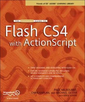 Paperback The Essential Guide to Flash CS4 with ActionScript Book