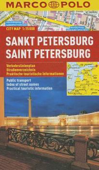 Map St Petersburg Marco Polo Map (Marco Polo City Maps) [French] Book