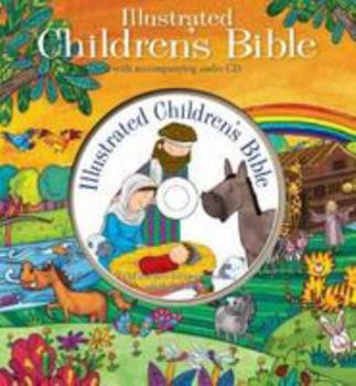 Hardcover Illustrated Children's Bible with CD Book