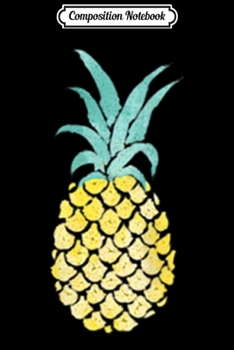 Paperback Composition Notebook: Pineapple Watercolor Pocket Art Graphic Journal/Notebook Blank Lined Ruled 6x9 100 Pages Book