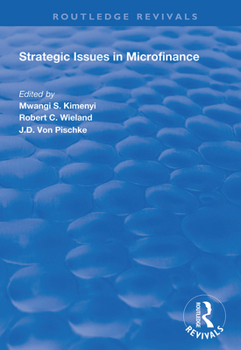 Hardcover Strategic Issues in Microfinance Book