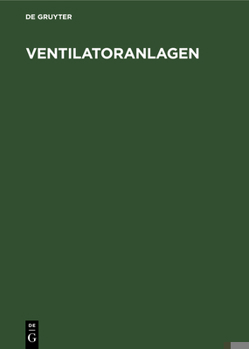 Hardcover Ventilatoranlagen [German] Book