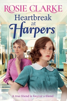 Paperback Heartbreak at Harpers [Large Print] Book