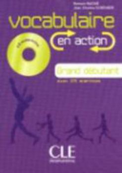 Paperback Vocabulaire En Action: Livre Grand Debutant & CD Audio & Corriges A1 (French Edition) [French] Book