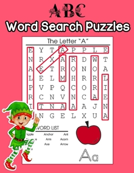 ABC Word Search Puzzles: This large print collection of super fun word search puzzles is perfect for kids| Great Activity Book for Boys, Girls, Kids