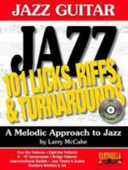 Paperback 101 Jazz Guitar Licks, Riffs & Turnarounds with CD Book