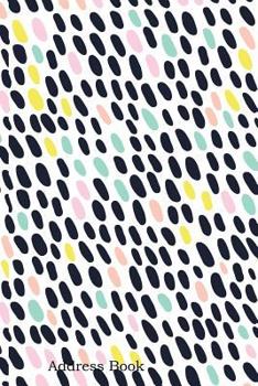 Paperback Address Book: Include Alphabetical Index with Creative Seamless Pattern Cover Book