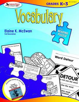 Paperback The Reading Puzzle: Vocabulary, Grades K-3 Book