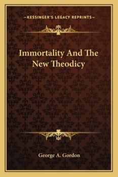 Paperback Immortality And The New Theodicy Book