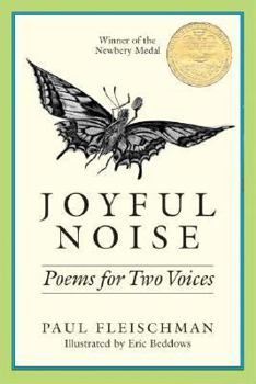 Hardcover Joyful Noise: A Newbery Award Winner Book