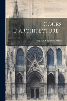 Paperback Cours D'architecture... [French] Book