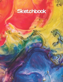 Sketchbook: Big Sized Blank Notebook for Artists and Children Who Like Drawing, Doodling and Sketching.