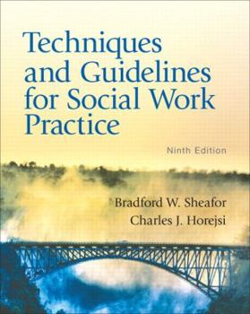 Paperback Techniques and Guidelines for Social Work Practice Book